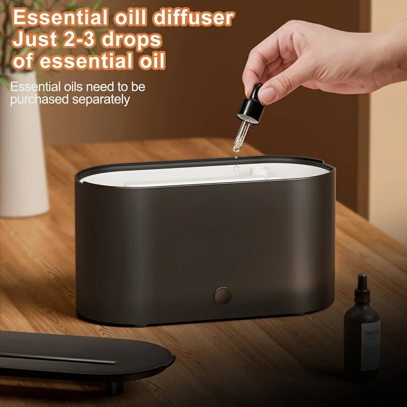 New Flame Air Humidifier Aroma Diffuser 160mL Ultrasonic Cool Mist Maker Fogger Led Essential Oil Simulation Flame Lamp Difusor
