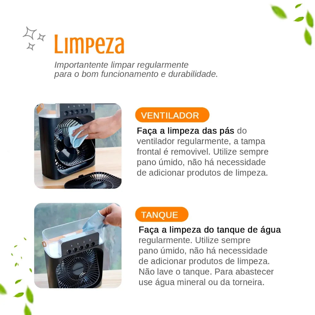 Mini Air Conditioner Climatizer Humidifier Portable Fan