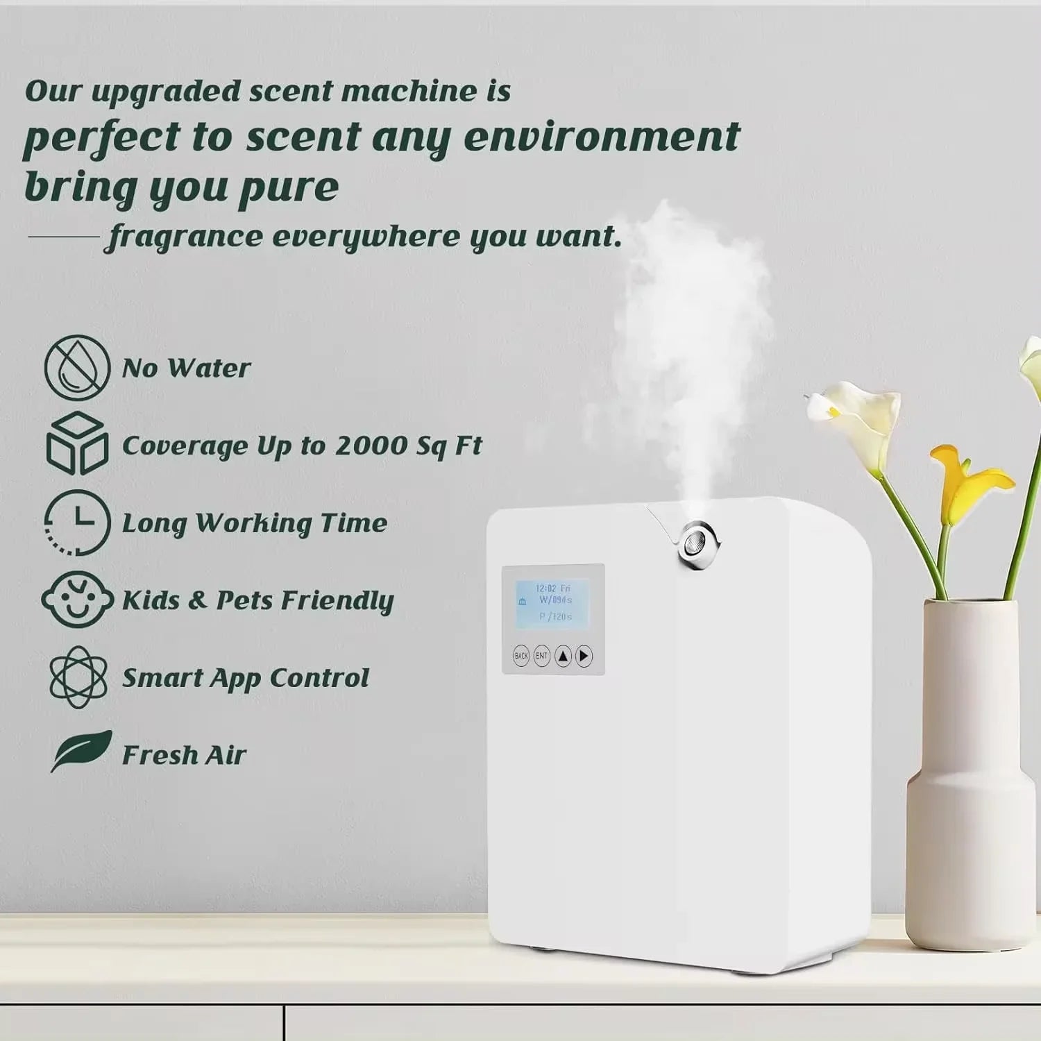 Aroma Diffuser For Home Air Fresheners Sprayer Aromatherapy Hotel Scenting Device Smart Room Fragrance Machine App Control