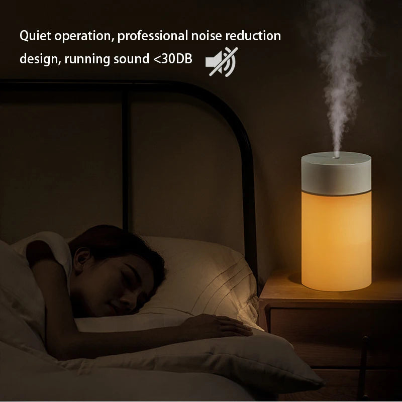 Mini Humidifier USB Ultrasonic Air Humidifier LED Lamp